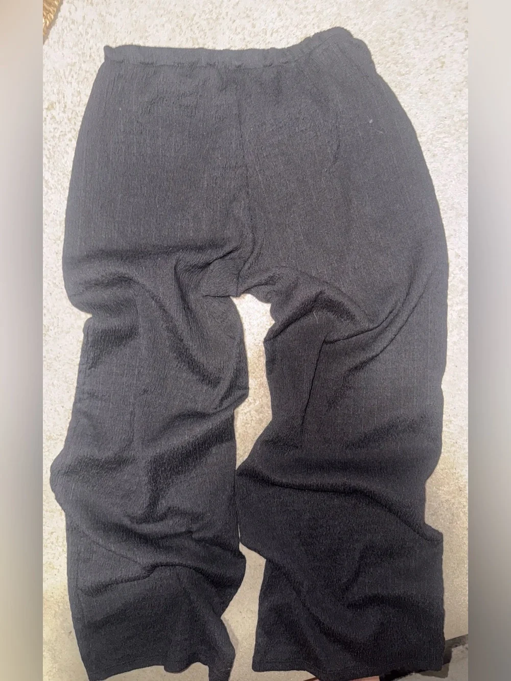 H&M girls Black Knit Sweatpants
